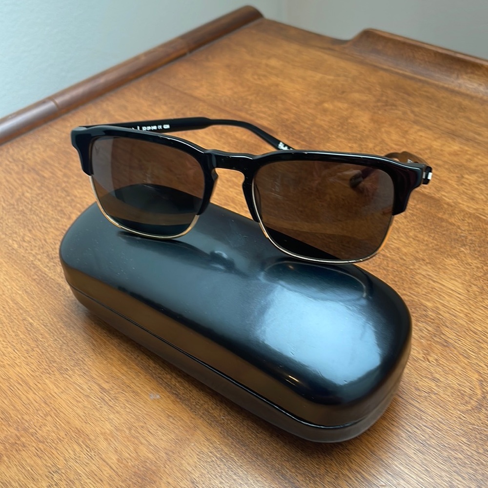VINCERO BLACK VILLA POLARIZED SUNGLASSES
